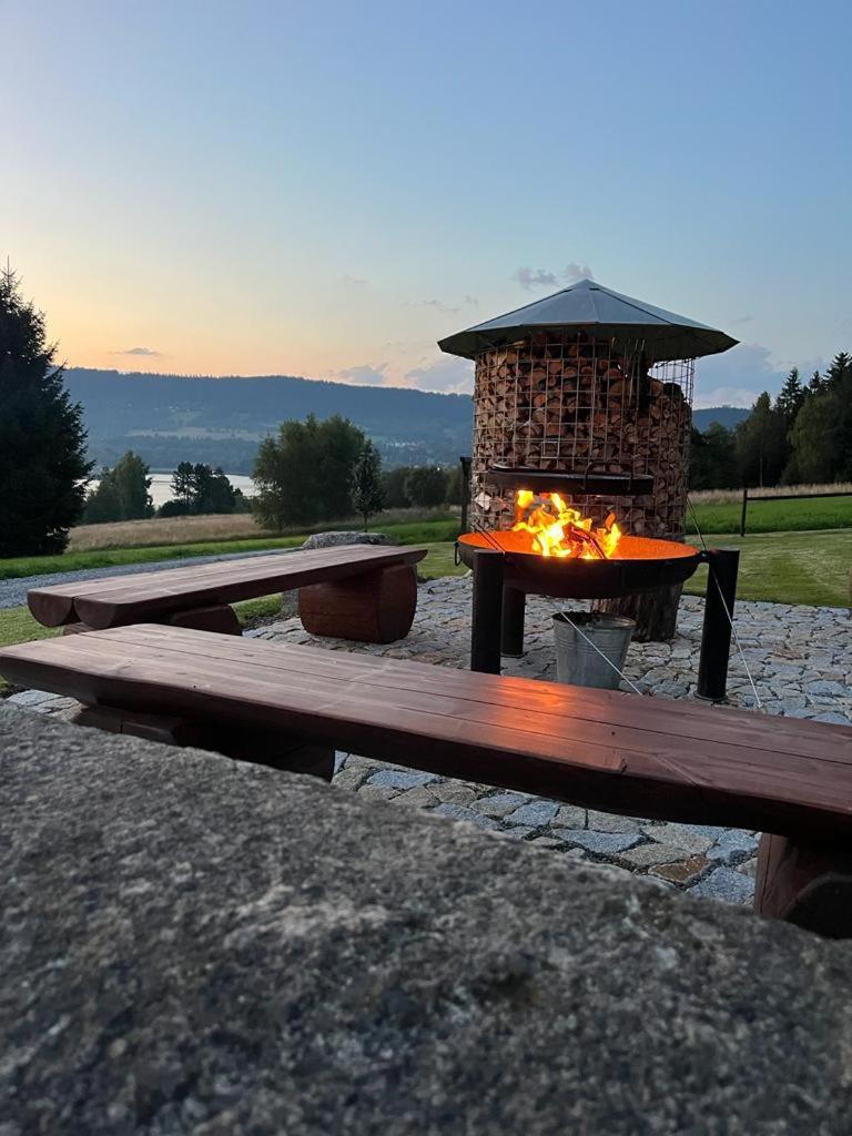 Apartmany Hajovna Lipno Loučovice Dış mekan fotoğraf